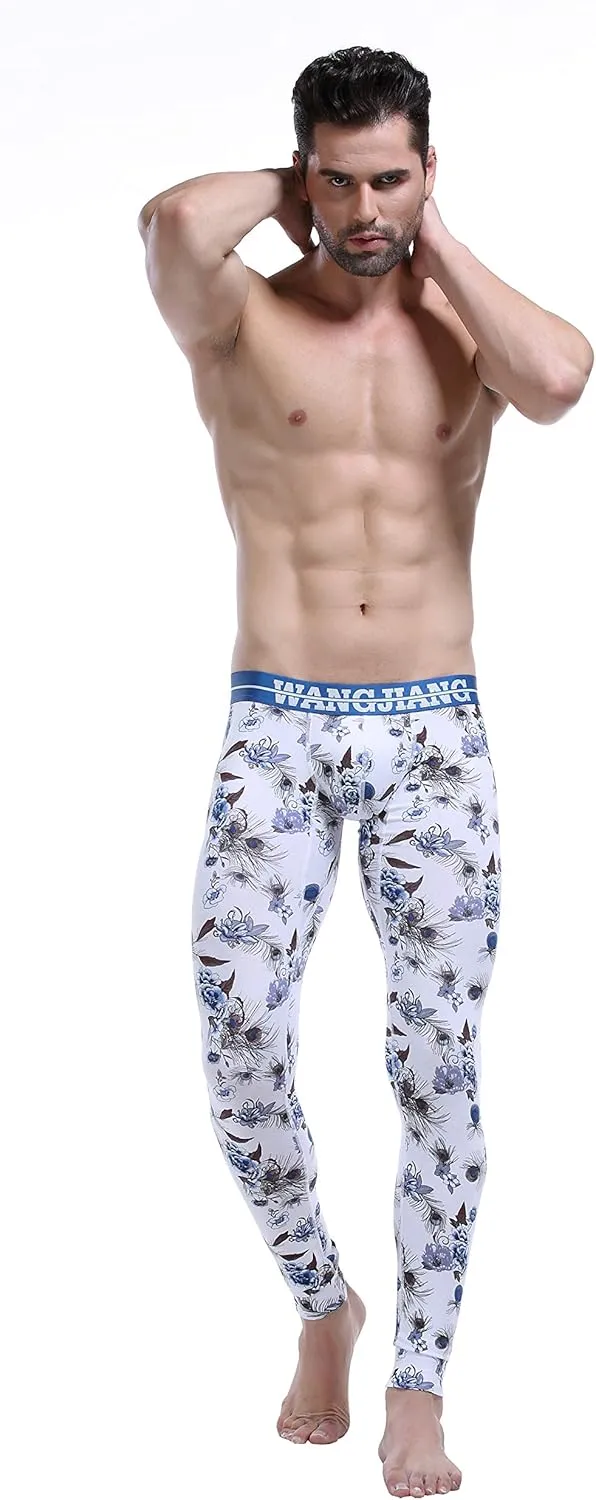 ARCITON Men's Low Rise Leggings Long Johns Thermal Pant