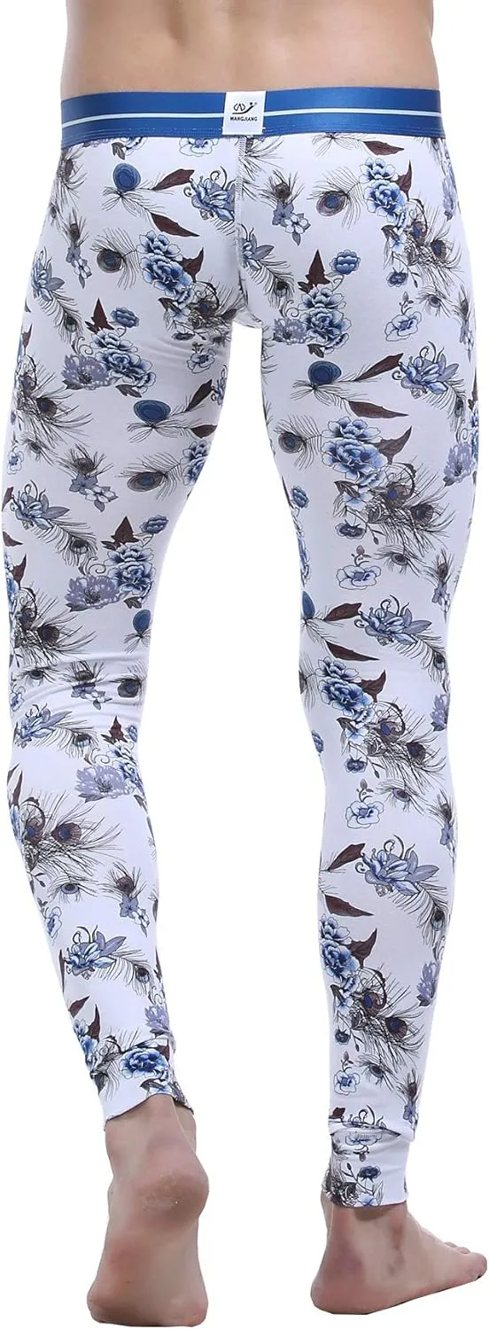 ARCITON Men's Low Rise Leggings Long Johns Thermal Pant