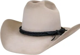 Black Braided Leather Hat Band for Cowboy Hat  Adjustable Western Hat Accessory for Men and Women