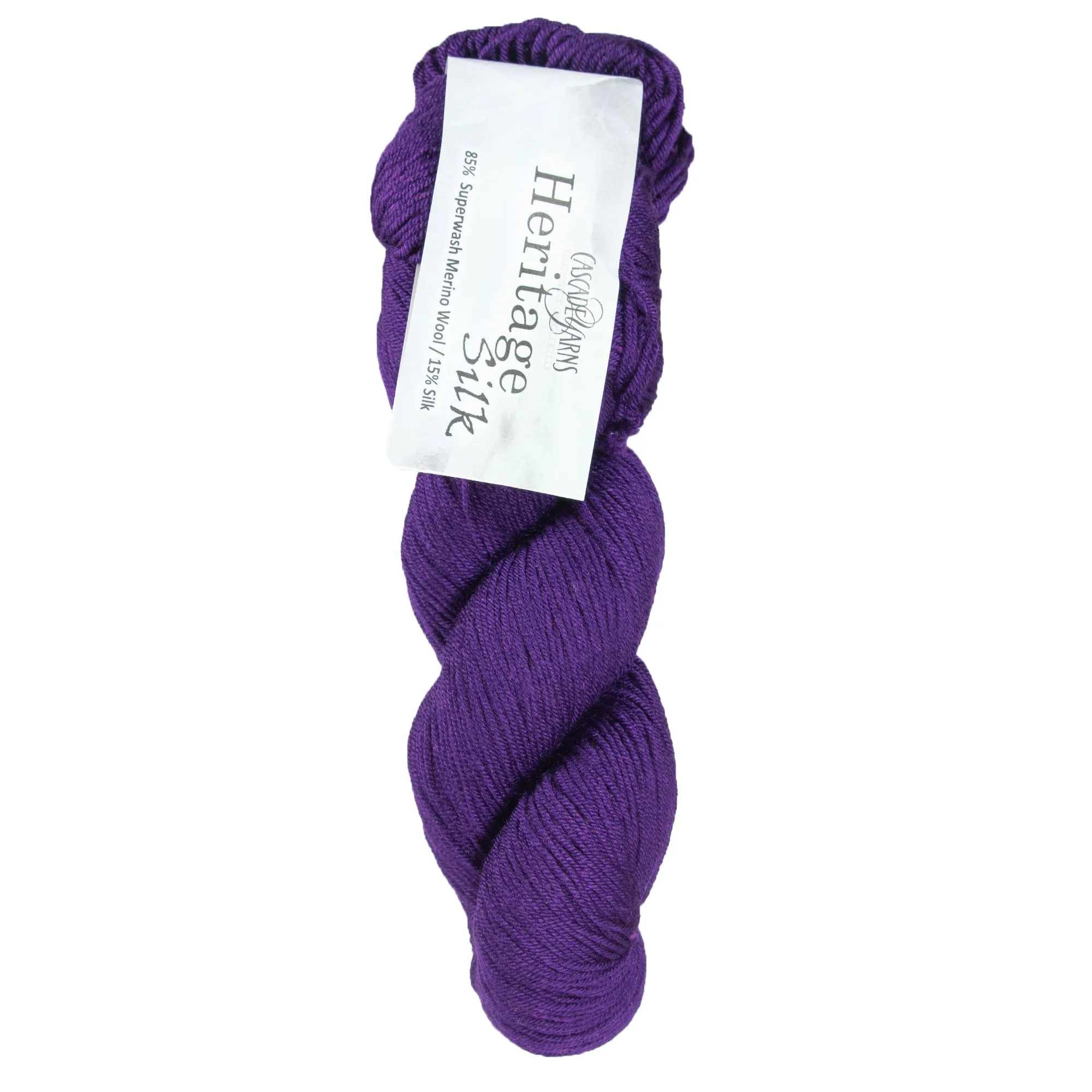 Cascade Yarns Heritage Silk Yarn - 5633 Italian Plum
