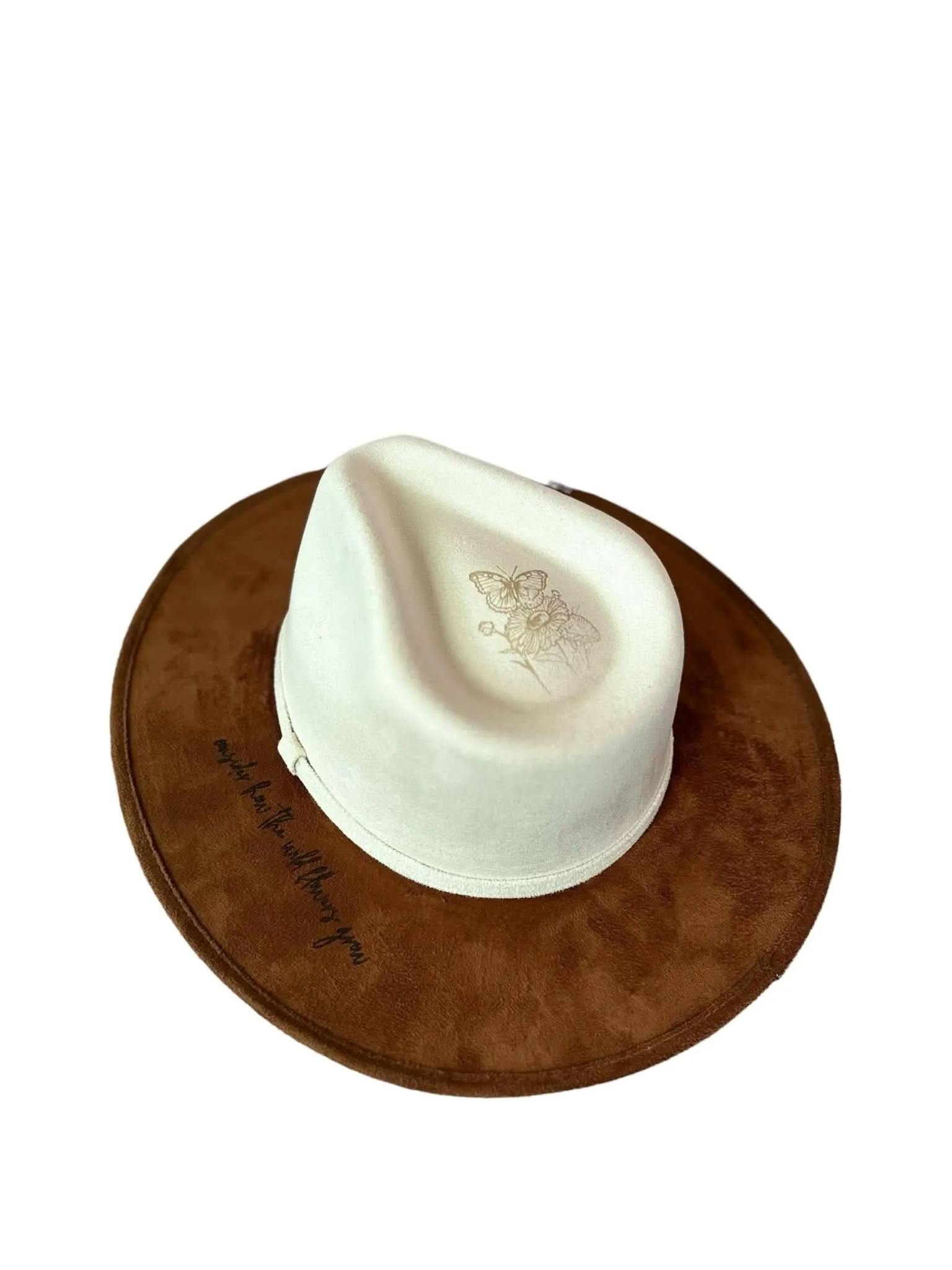 Consider How the Wild Flowers Grow Burned Western Hat