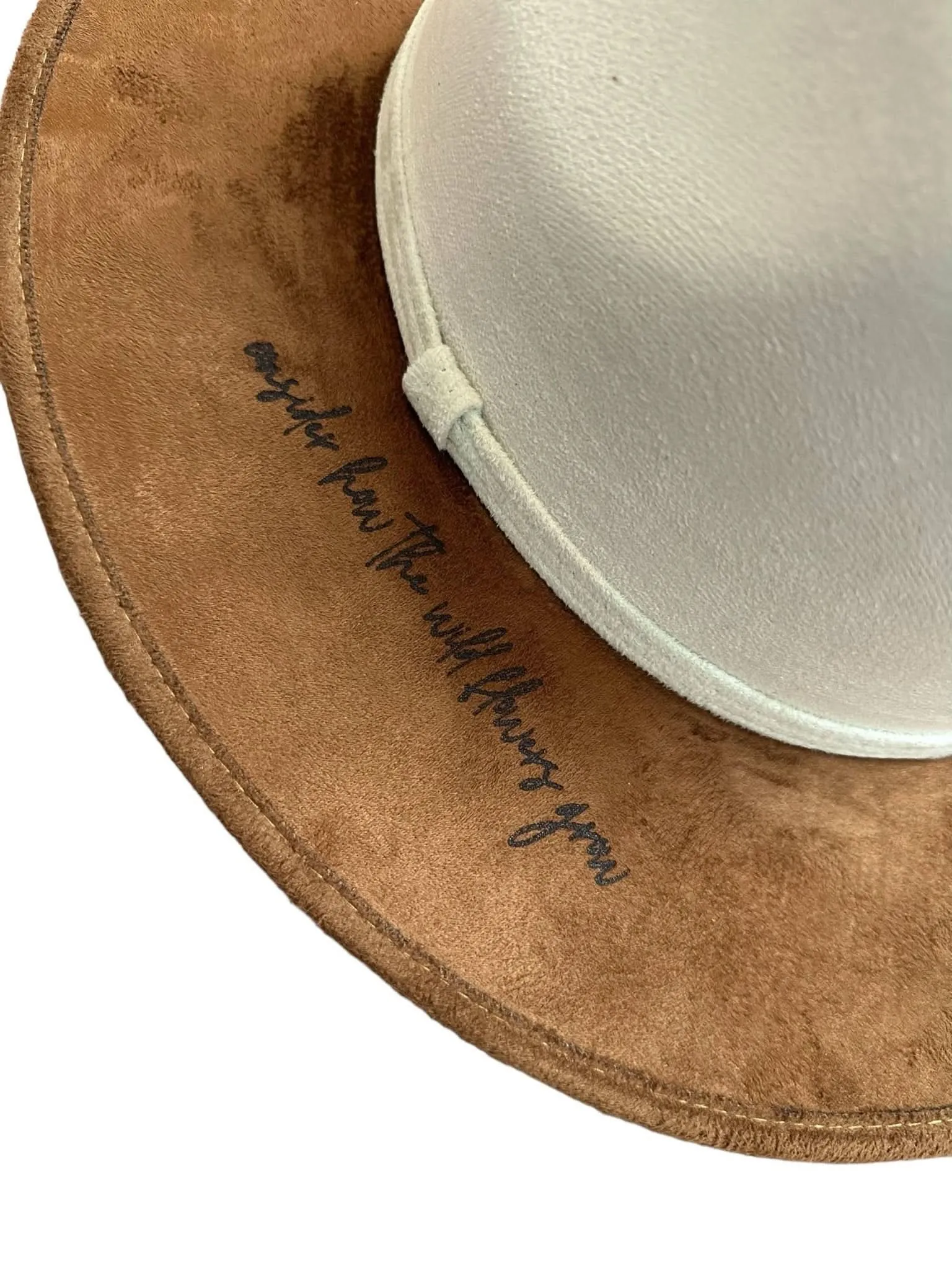 Consider How the Wild Flowers Grow Burned Western Hat