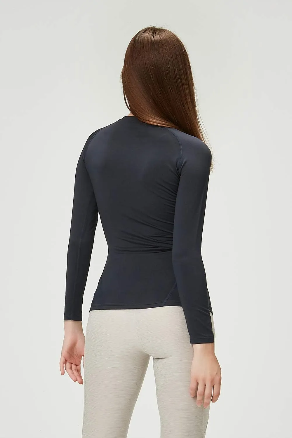DEVOPS Women's 2 Pack Thermal Long Sleeve Shirts Compression Baselayer Tops