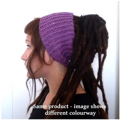 Dreadz Chunky Knitted Head Band / Tube (Cream)