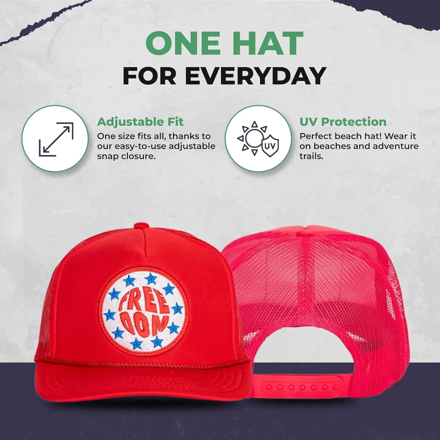 Friday Feelin' Trucker Hat Women Men Baseball Caps Western Trucker Hats Baseball Hats Easy Cap Trendy Gifts - One Size