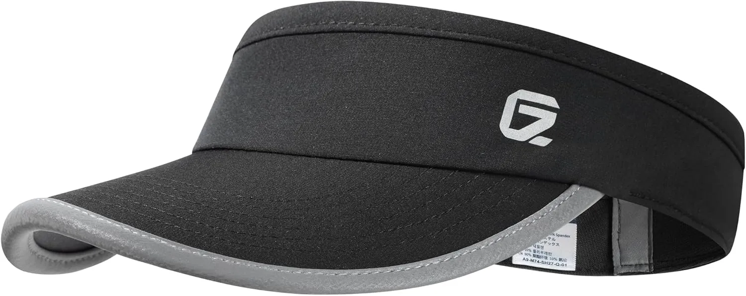 GADIEMKENSD Reflective Sun Visor for Women, UPF 50  Lightweight & Breathable for Running, Tennis, Golf & Outdoor Sports
