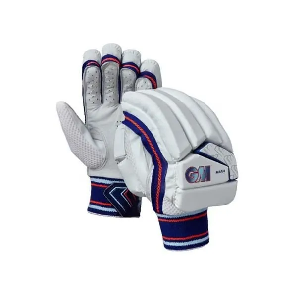 Gunn & Moore Manna Batting Gloves Calf Leather Palm Superior Grip Finger Fit