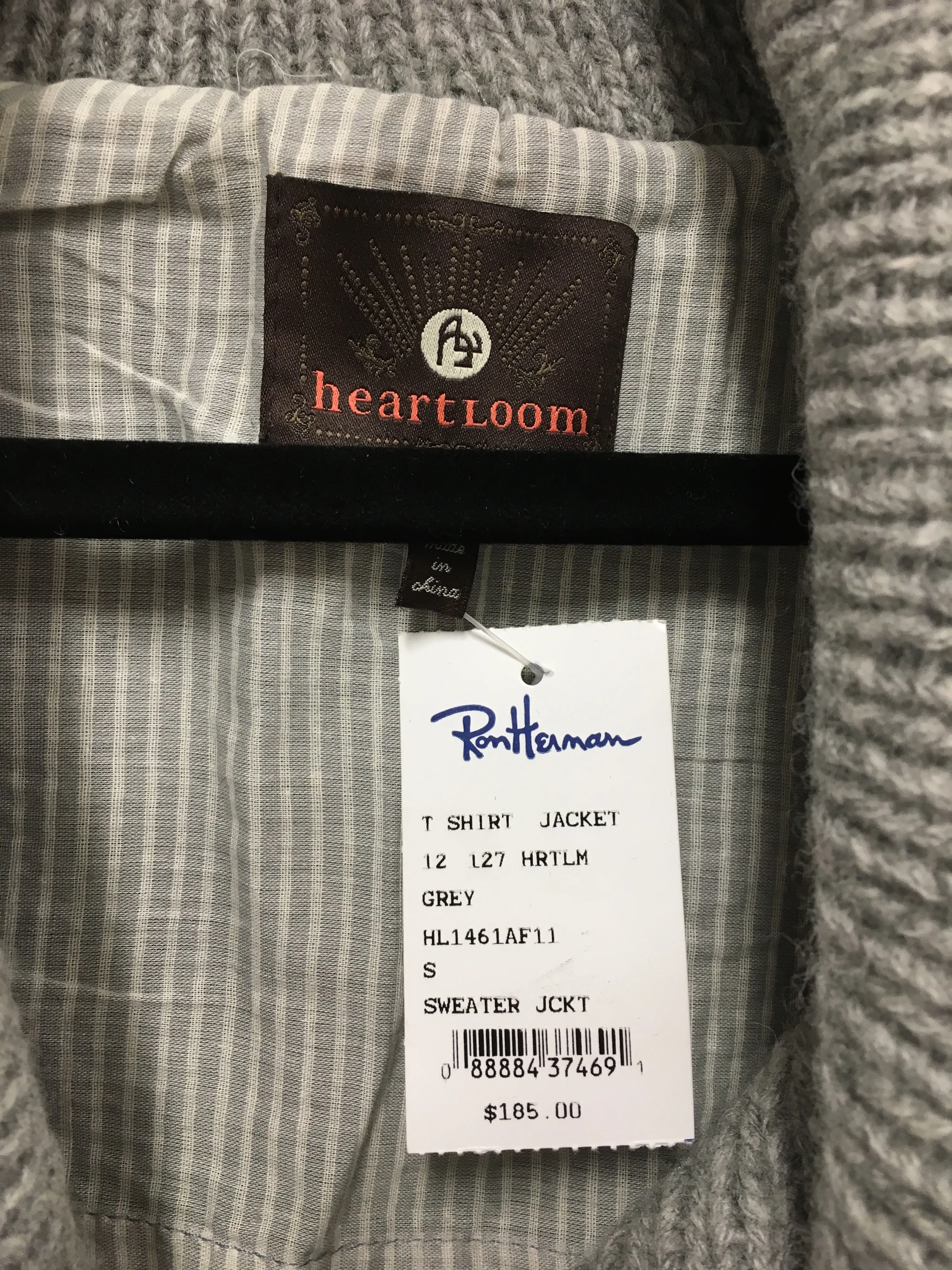 Heartloom Wool Blend Cardigan Jacket - Size Small (NEW WITH TAGS)