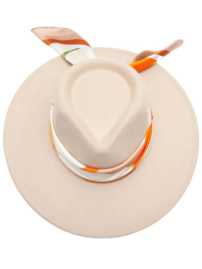 Heatwave Rancher Hat w/ Scarf Trim