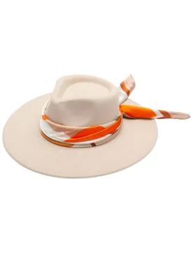 Heatwave Rancher Hat w/ Scarf Trim