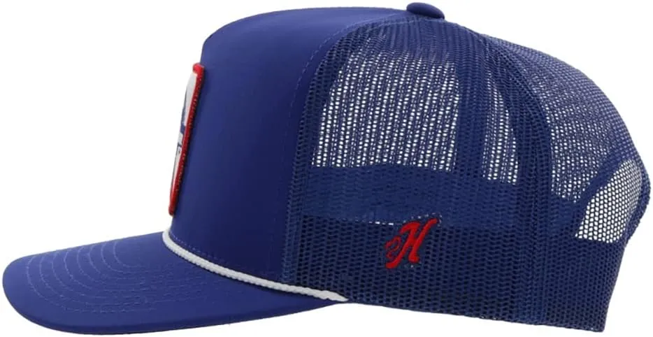 HOOEY Officially Licensed Pabst Blue Ribbon One Size Fits All Adjustable Snapback Hat for Men and Women Mesh Back Trucker Hat
