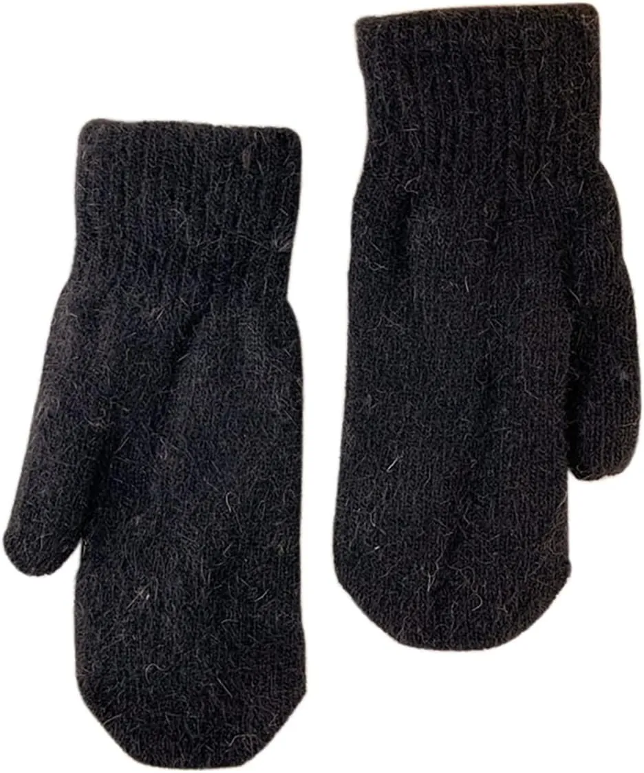 Knit Mittens for Women Warm Winter Fleece Lined Mittens Womens Gloves for Cold Weather