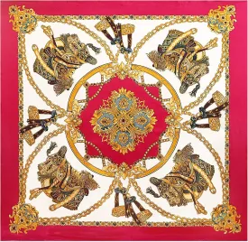 Large Silk Like Satin Scarf Neck Head Wrap 35 Inch Square