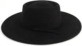 LIDHAY Wide Brim Fedora Hat for Men Women Big Rancher Felt Hat Pork Pie Jazz Hat