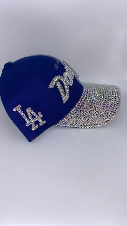 Los Angeles Dodgers MLB ‘47MVP Valenzuela Bedazzle Visor Adjustable Hat