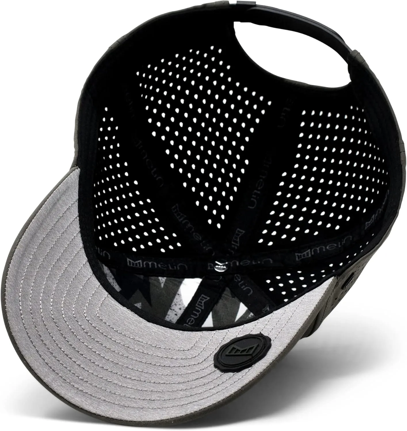 melin A-Game Hydro, Performance Snapback Hats, Water-Resistant Baseball Caps for Men & Women, Golf, Running, or Workout Hat