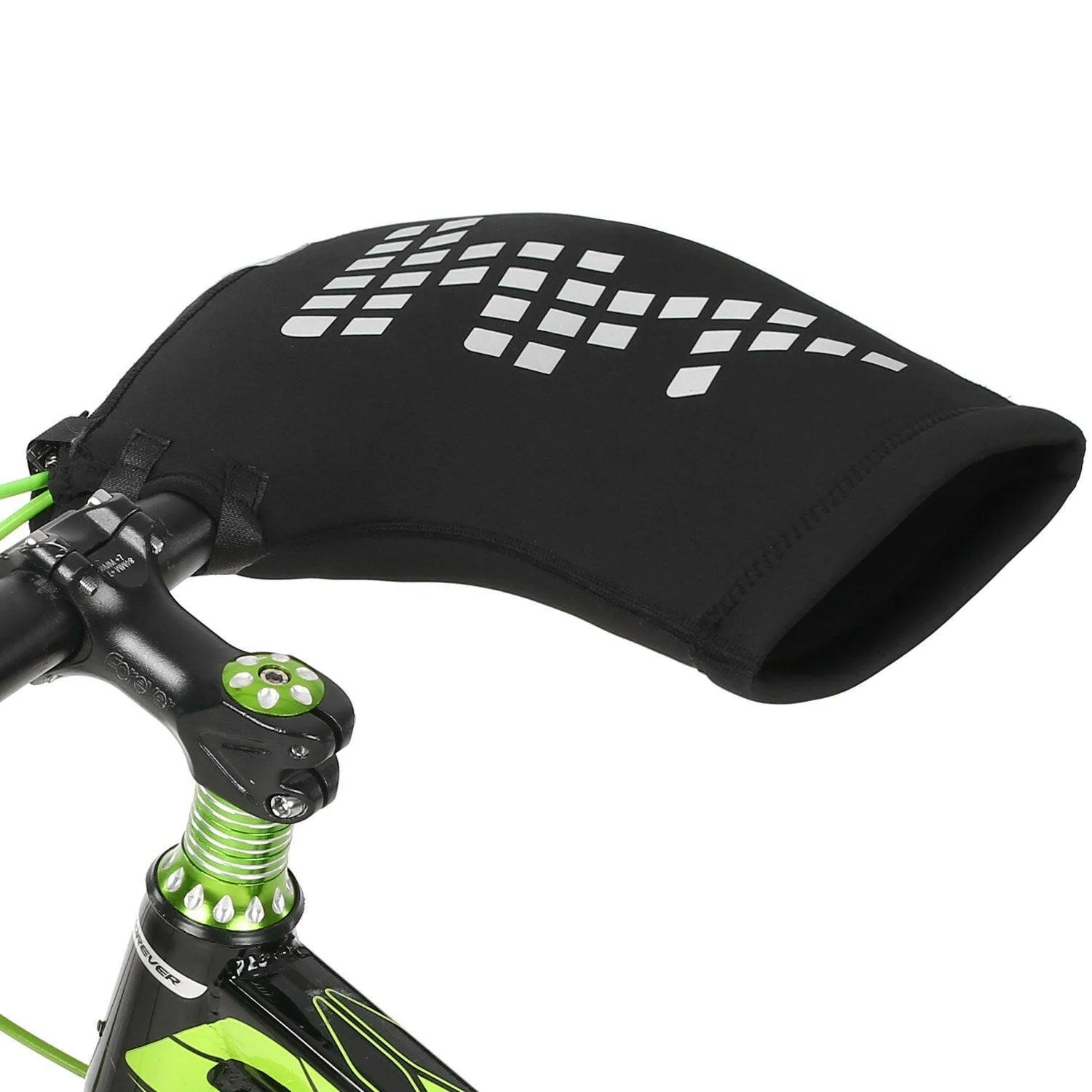 Mountain Bike Handlebar Mittens Windproof Bike Motorcycle Bar Mitts Thermal Covers Reflective Bike Handle Warmer