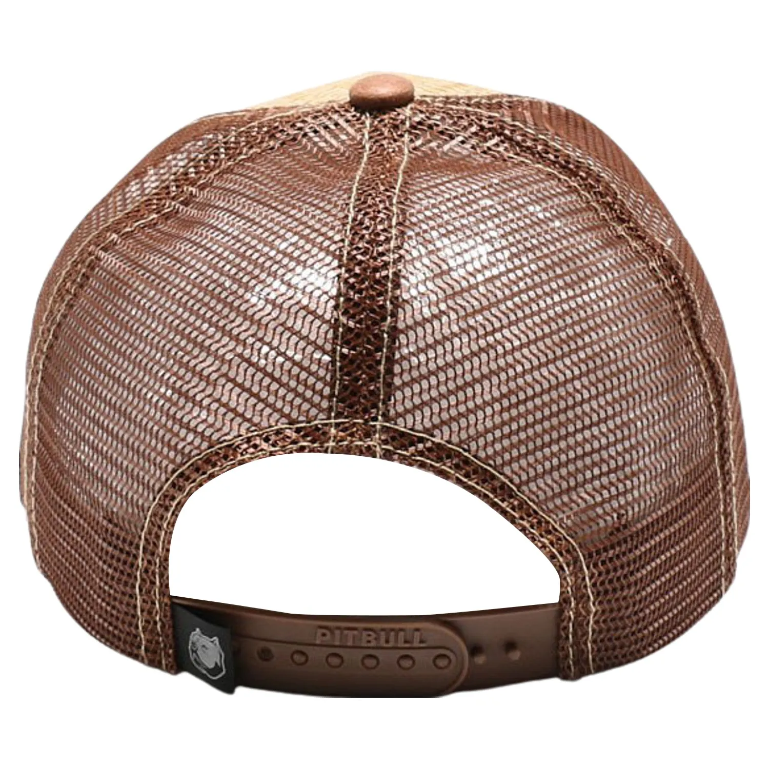 New Straw Horse Shoe Hat (Khaki/Brown)
