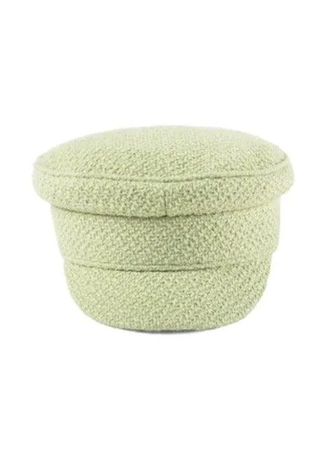 Riviera Cap in Green Boucle