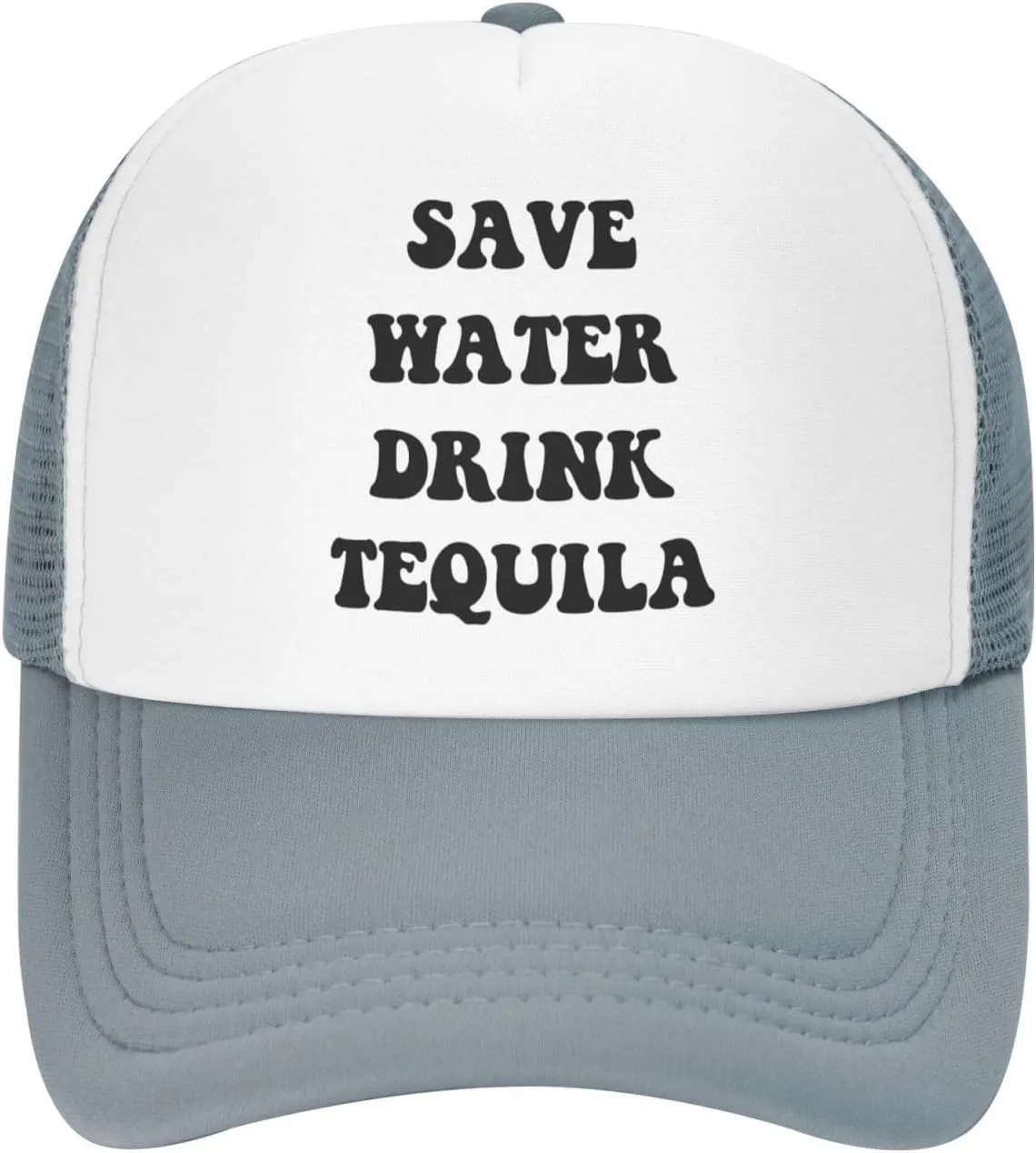Save Water Drink Tequila Hat Funny Baseball Caps Adult Mesh Trucker Hats Adjustable Sport Cap Men Women Black