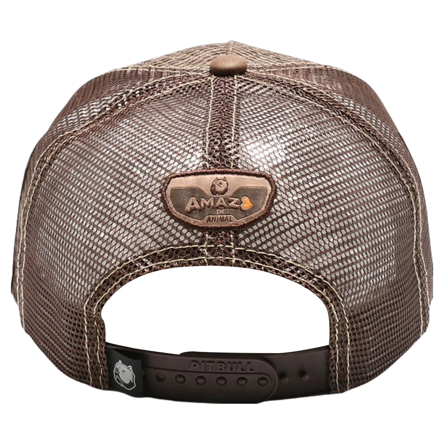 Straw Amaze In Animal Buffalo Hat (Brown)