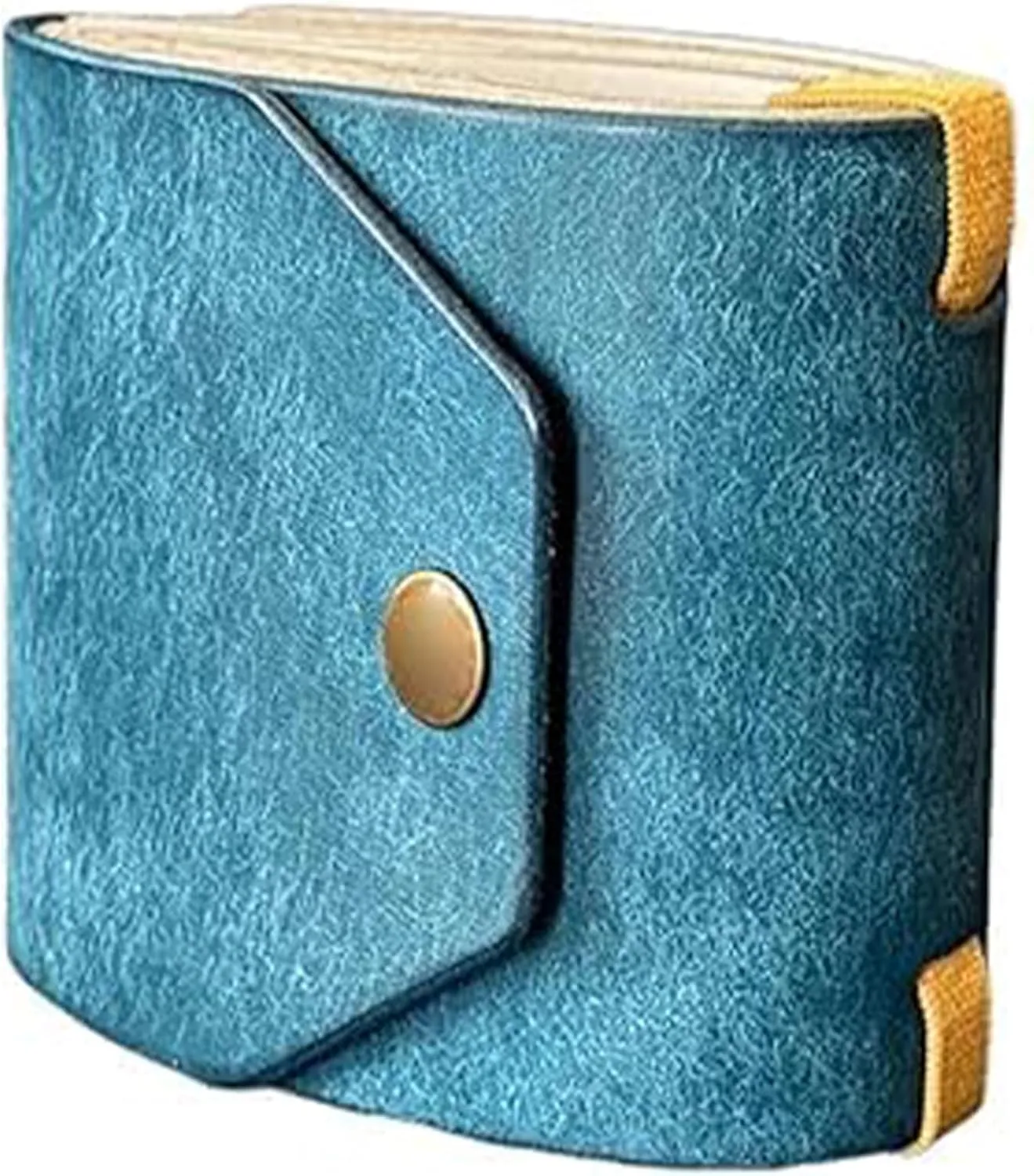 The Cash Wrap Wallet,Fast Cash Access Money Holder,Simple Wallets for Cashs Leather Money Holder Travel,Handy Purse Bands with Magnetic Clasp,Travel Card for Outdoor Travel Family (Blue)