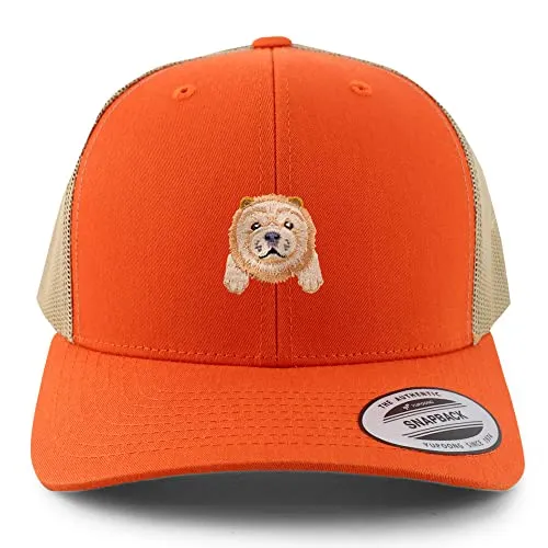 Trendy Apparel Shop Chow Chow Patch 6 Panel Trucker Mesh Cap