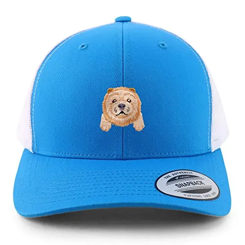 Trendy Apparel Shop Chow Chow Patch 6 Panel Trucker Mesh Cap