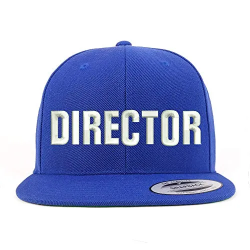 Trendy Apparel Shop Director Structured Flatbill Snapback Cap