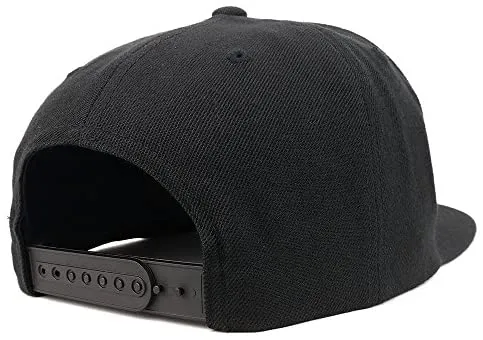 Trendy Apparel Shop Director Structured Flatbill Snapback Cap