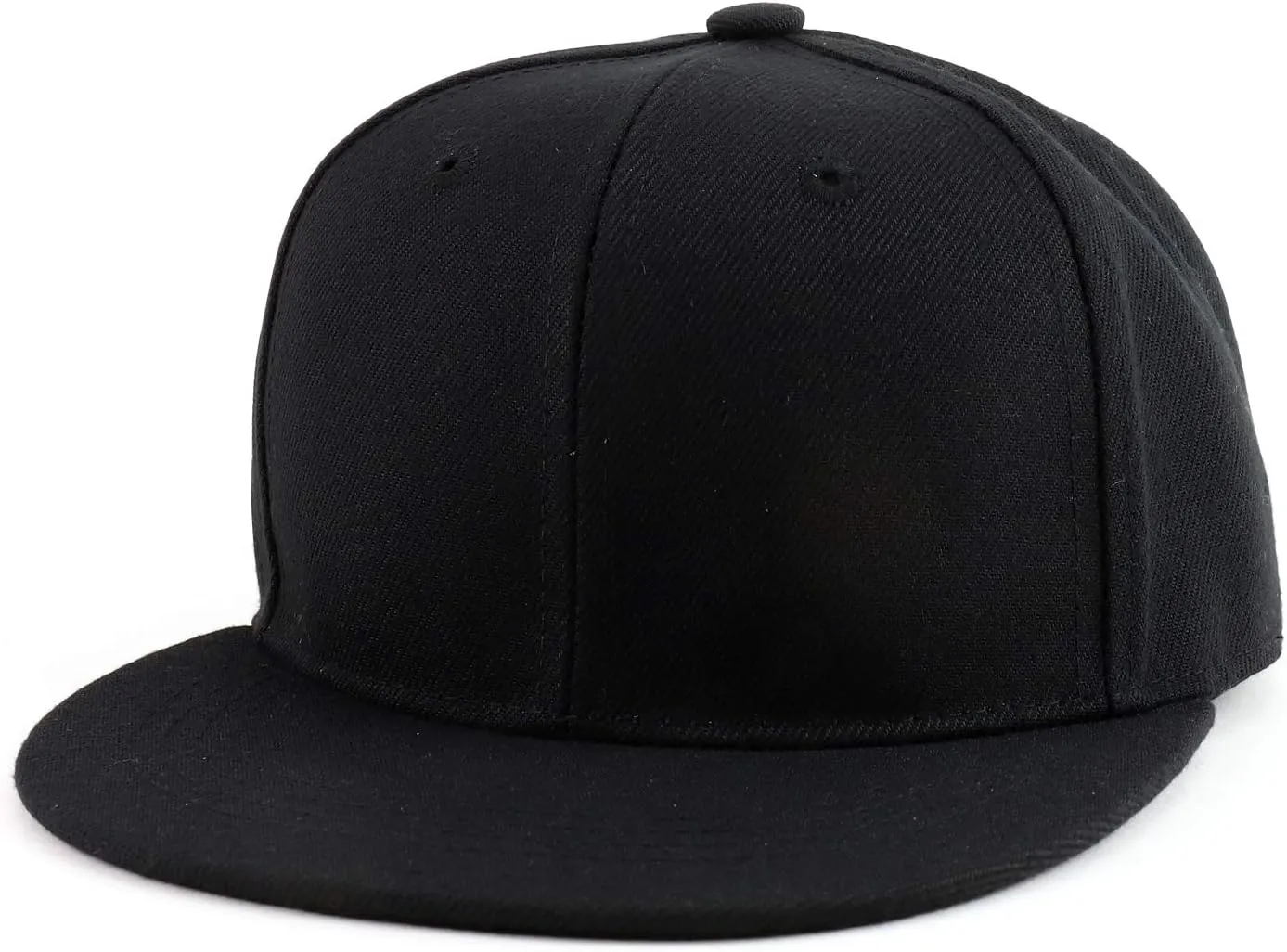 Trendy Apparel Shop Infant to Youth Plain Structured Flatbill Snapback Cap