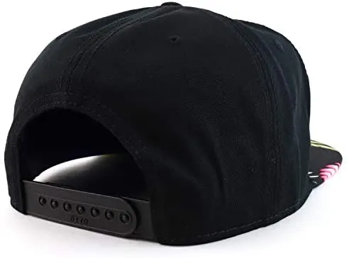 Trendy Apparel Shop Lanai Hawaii Embroidered Floral Flatbill Snapback Cap