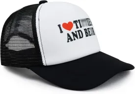 Trucker Hats for Men Women, Funny Gag Gifts Joke, Classic Adjustable Mesh Baseball Cap Snapback Hat Black