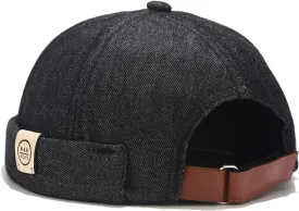 Unisex Brimless Hats Visor-Less Sailor Skullcap Beanies