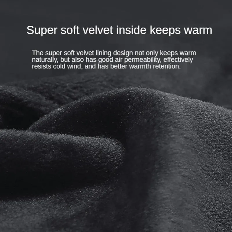 Unisex Touch Cold Waterproof Windproof Warm Thermal Fleece Gloves