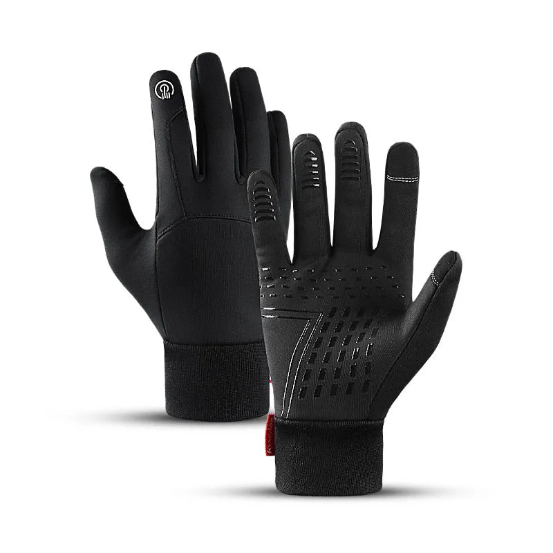 Unisex Touch Cold Waterproof Windproof Warm Thermal Fleece Gloves