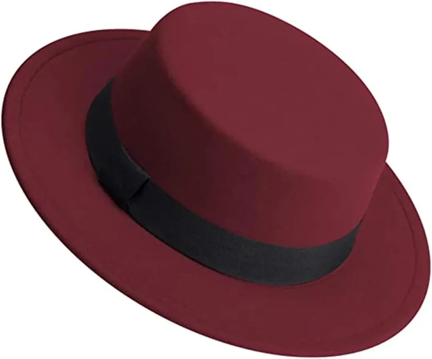 Unisex Wool Fedora Hat - Wide Brim For Church Jazz