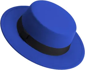Unisex Wool Fedora Hat - Wide Brim For Church Jazz