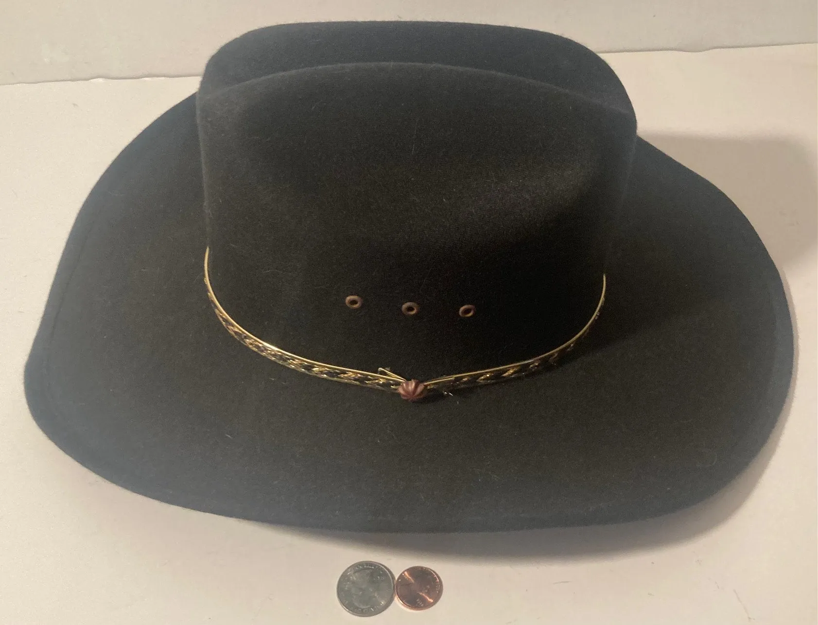 Vintage Cowboy Hat, Western Express, Made in Mexico, Self Conforming, Nice Band, Size 7 1/8, Quality, Cowboy, Western Wear, Rancher, Sun