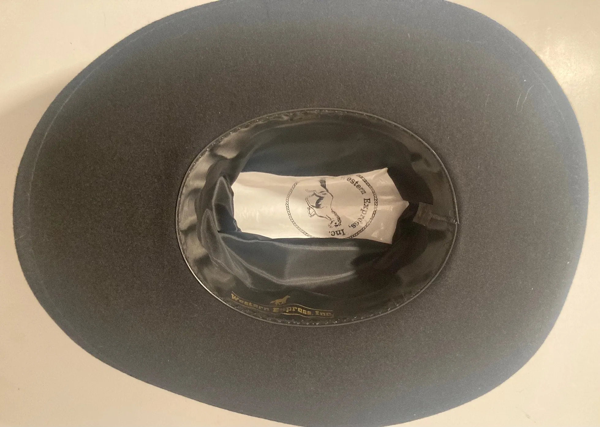 Vintage Cowboy Hat, Western Express, Made in Mexico, Self Conforming, Nice Band, Size 7 1/8, Quality, Cowboy, Western Wear, Rancher, Sun