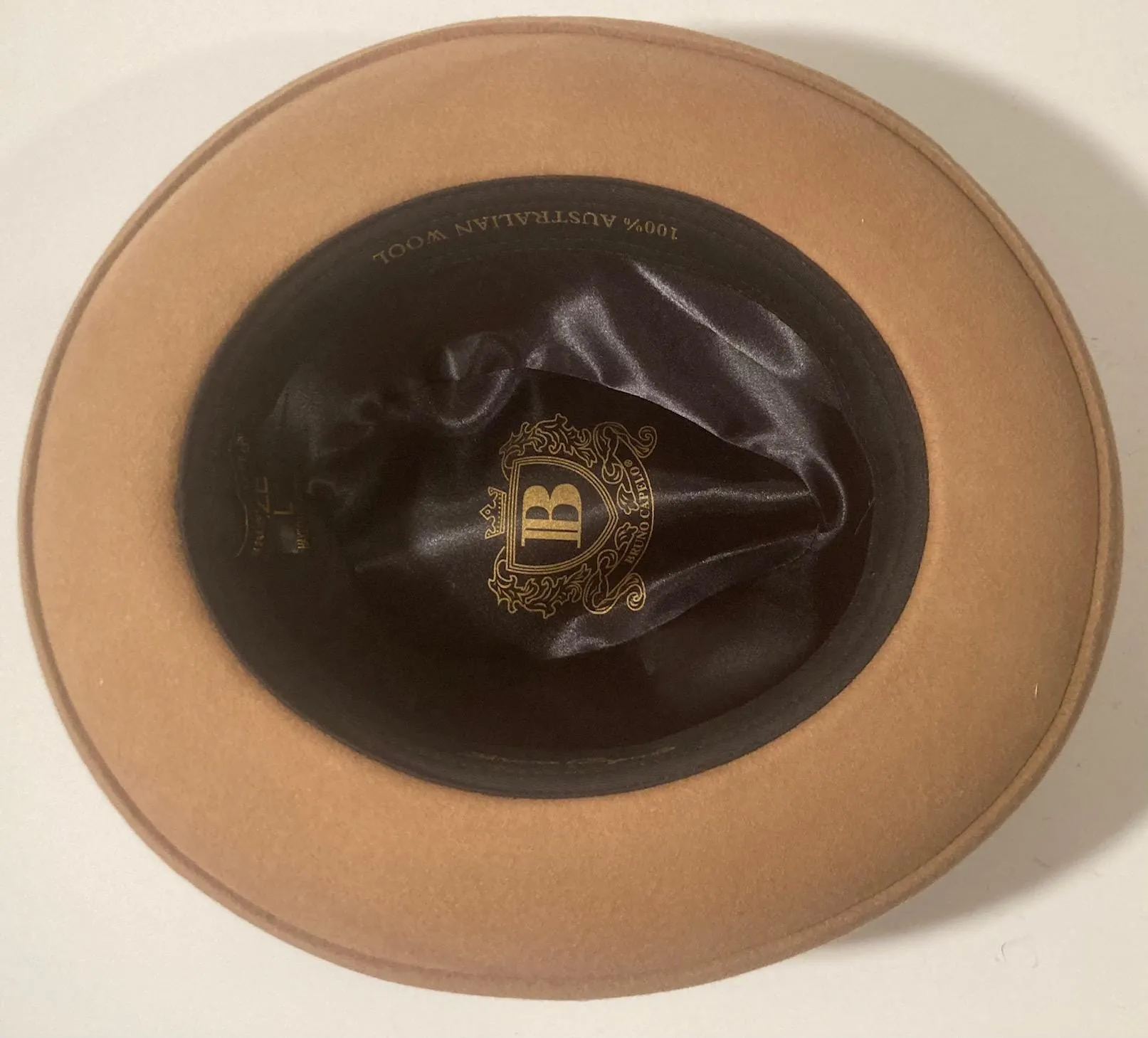 Vintage Fedora Hat, Bruno Capelo, Brown, Size Large, Quality, Cowboy, Western Wear, Rancher, Sun Shade, Very Nice Hat