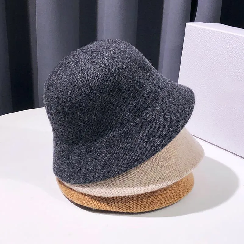 Vintage Style Everyday Solid-Color Warm Wool Cloche Hats
