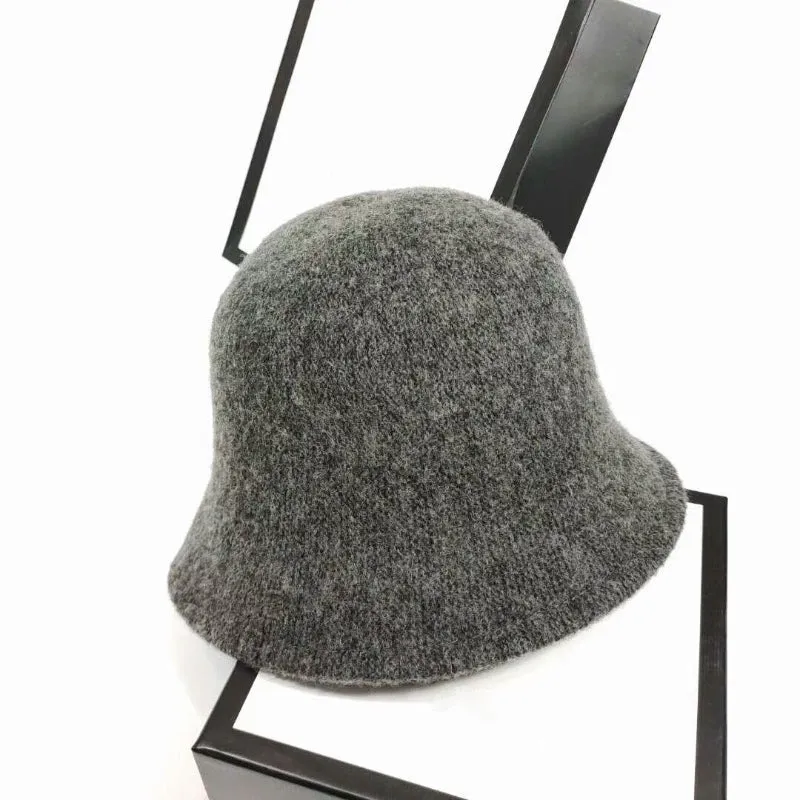 Vintage Style Everyday Solid-Color Warm Wool Cloche Hats