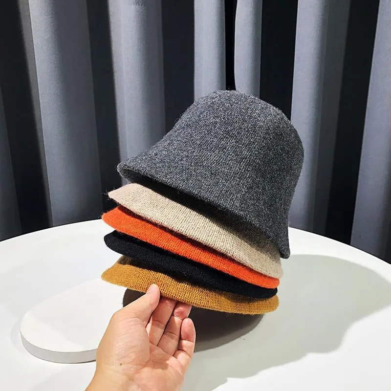 Vintage Style Everyday Solid-Color Warm Wool Cloche Hats